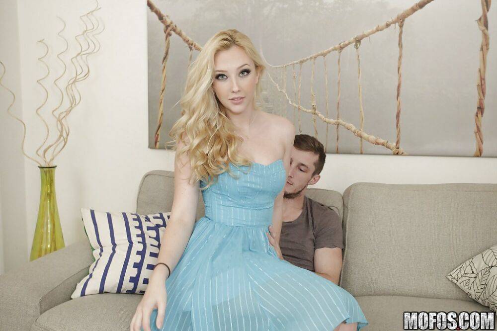 Tiny tits amateur teen Samantha Rone is seduced by her boyfriend - #11