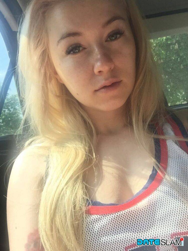 Beautiful blonde slut Misha Cross takes a selfie fully clothed and stark naked - #10