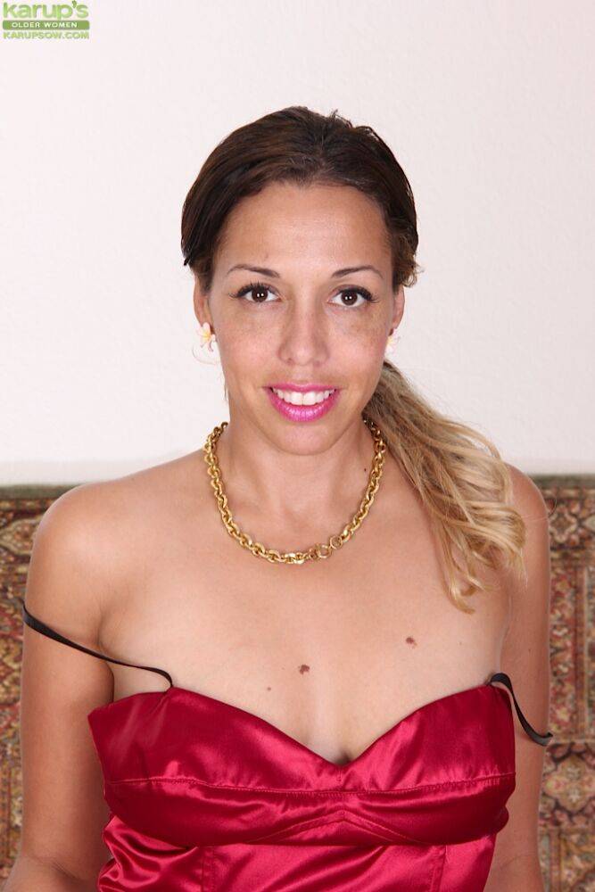 Latina mom Josephine Jones showing off nice ass in thong clad panties - #11