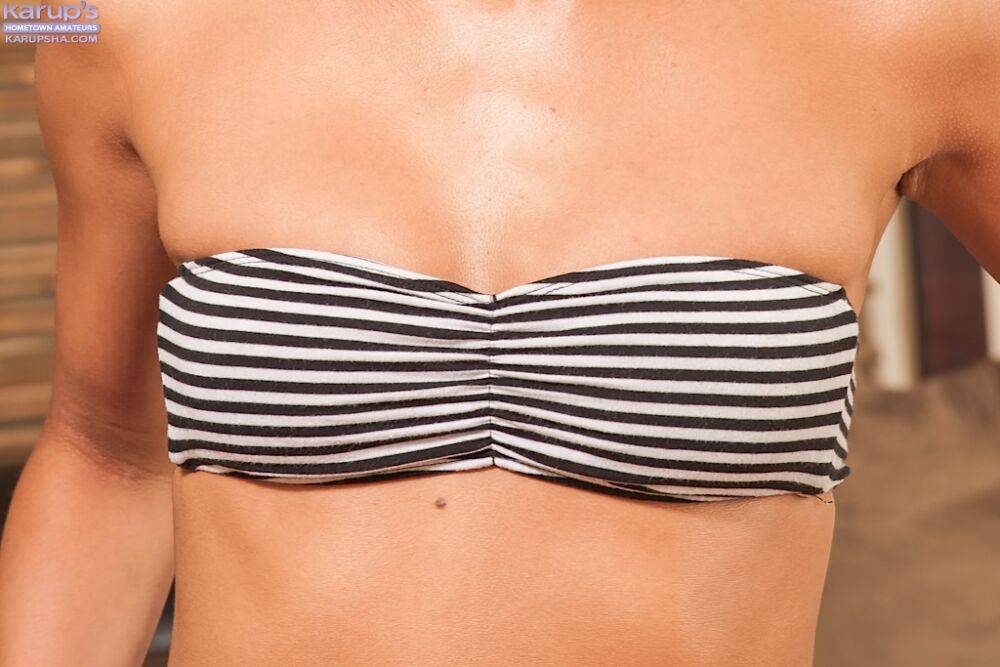 Amazingly lovely latina hottie slowly uncovering her petite curves - #5