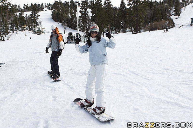 Big busted snowboarding fun Jayden Jaymes gets screwed hardcore - #1