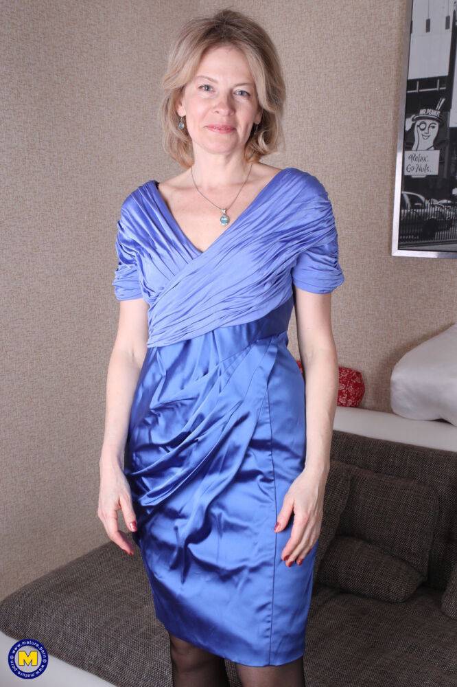Horny cougar fucks a younger boy after he buys her sexy lingerie - #5
