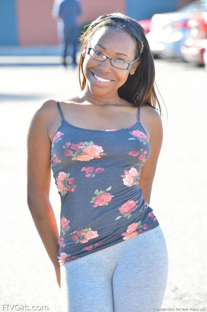 Black teen strips off her clothes and goes for a walk around town - #14