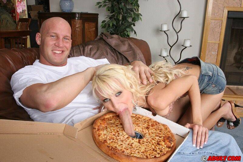 Big busted blonde MILF gets anally crashed by a hung pizza-lad - #6