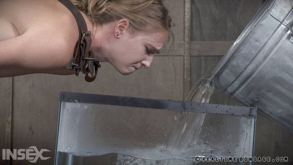 Restrained female Ashley Lane endures having her face submerged in water - #7