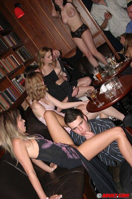 Lecherous girls get involved into wild groupsex at the dinner party - #15