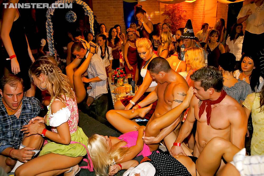 Lecherous cock-hunters going wild at the drunk night club party - #16