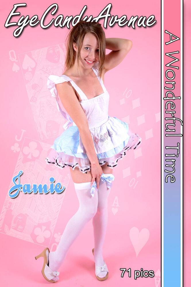 Jamie plays dress up as a sexy Alice - #16