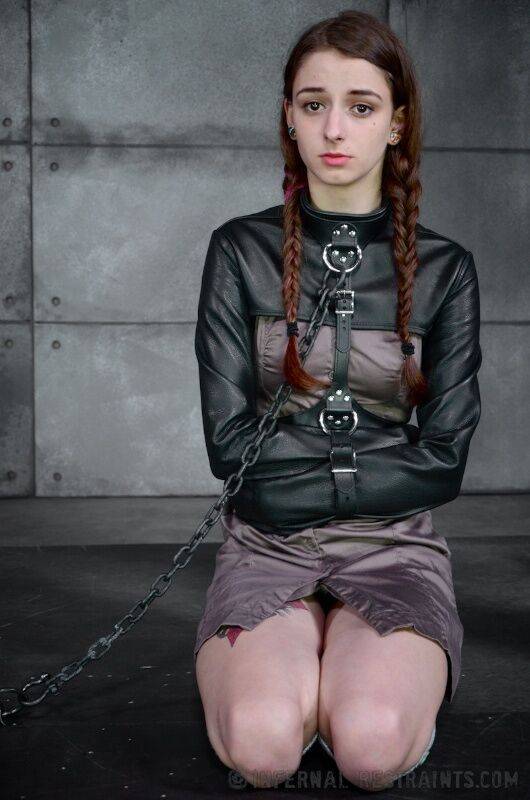 Young girl Willow Hayes finds herself being restrained by her owner in dungeon - #3