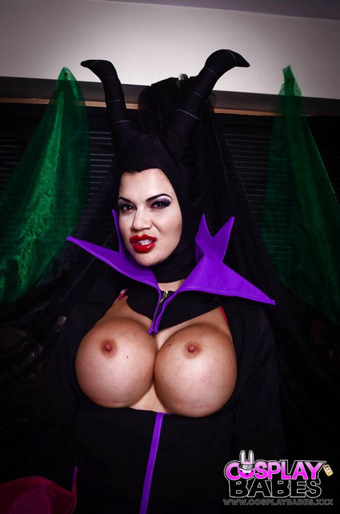 Busty fetish model Jasmine Jae masturbating babe pussy in cosplay uniform - #12