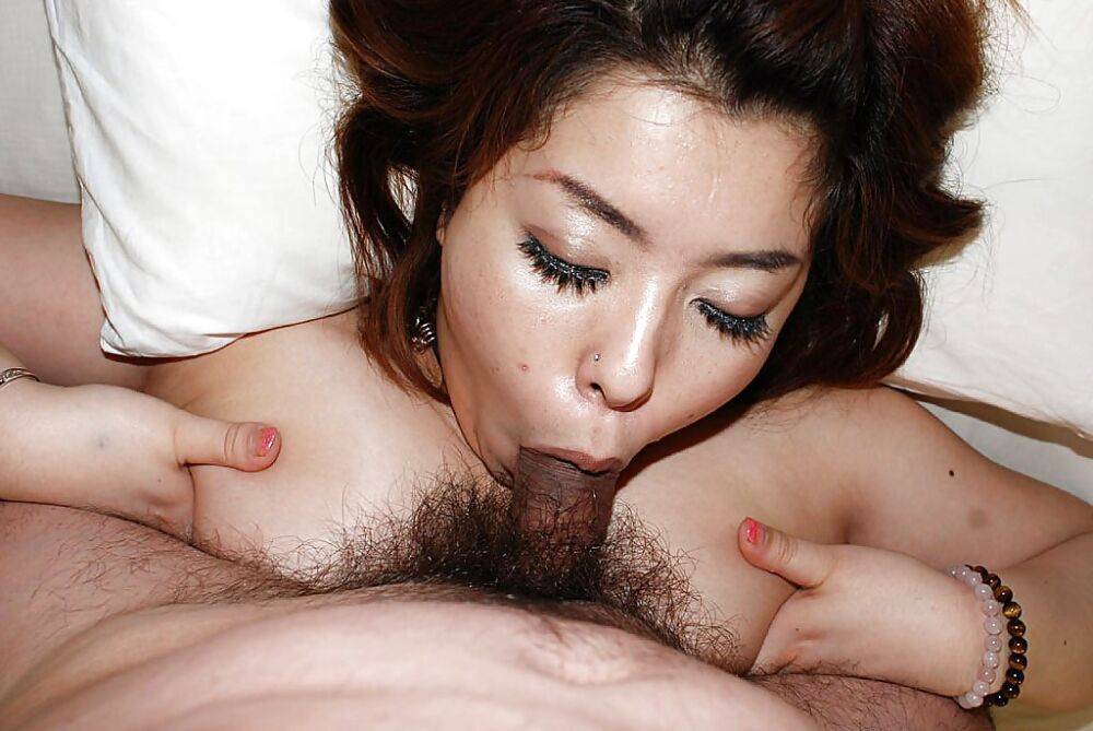 Fatty asian MILF Kana Miyagi gets her hairy pussy shagged and creampied - #12