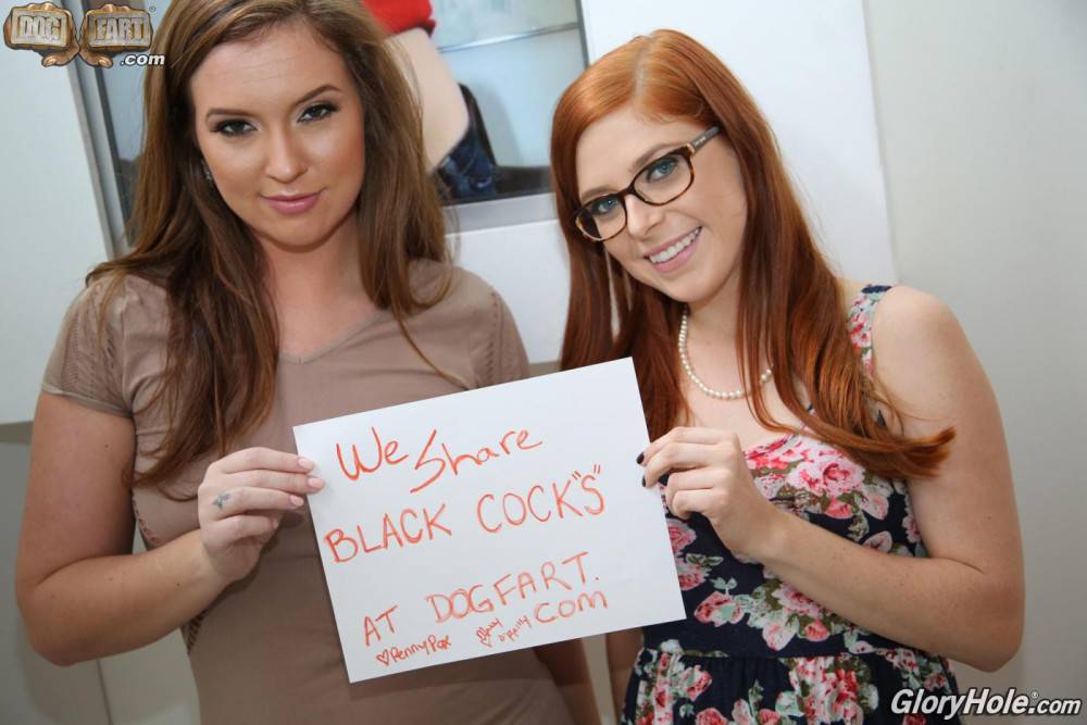 Penny Pax And Maddy O'reilly Pretty Much Wrote The Book On Being Black Cock Sluts. Maddy Finds Herself In The Middle Of A Lunch Date When Penny Calls Her Over To A Filthy Glory Hole. - #1