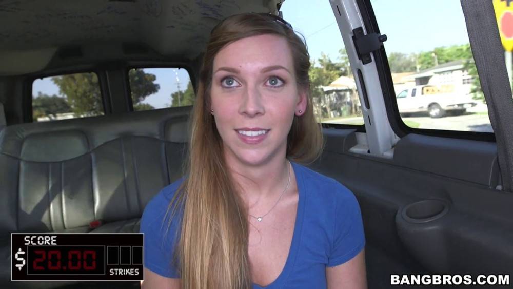 Fresh face kaylee banks riding the bang bus - #1