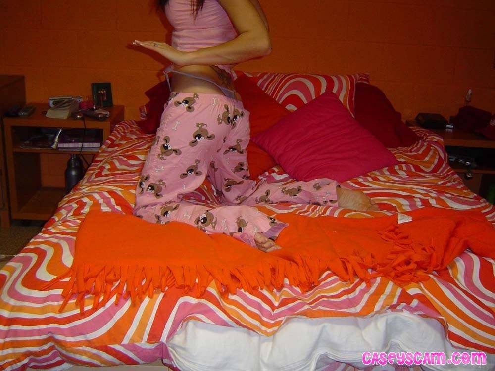 Busty asian teen ready for bed - #15