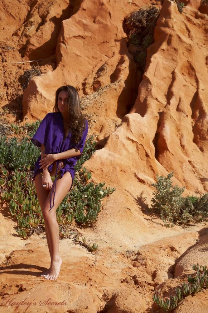 Jamie posing on the rocks in portugal and she look incredible do - #1