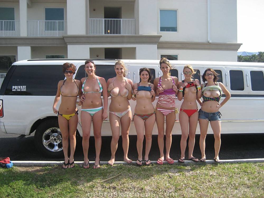 Nebraska coeds get naked and go wild at spring break - #2