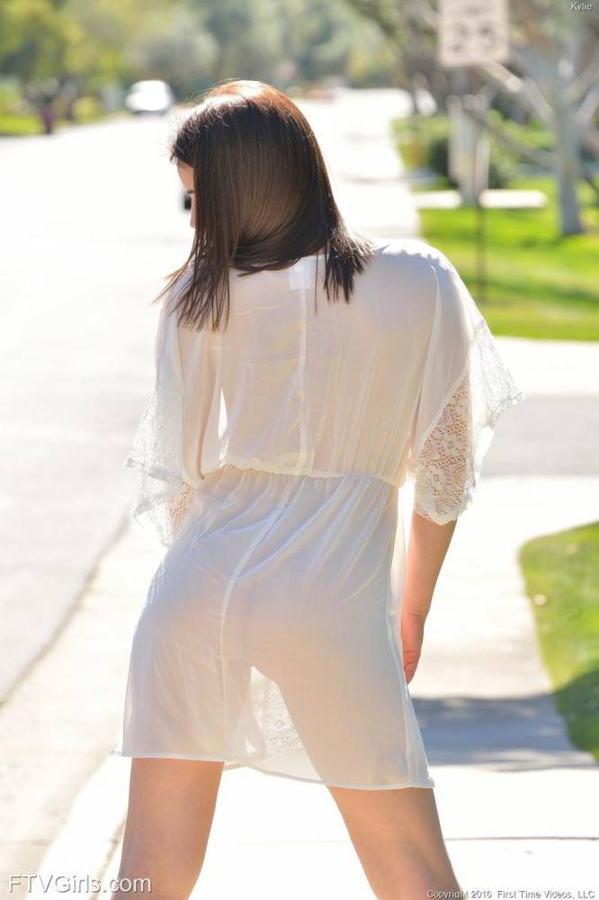 Sheer White Dress - #9