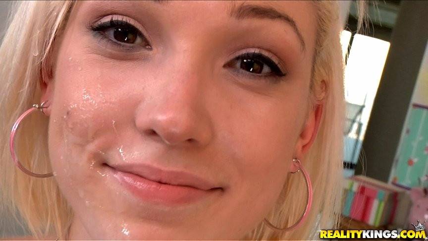 Salacious Blonde Teen Lily Luvs Gets Humped By A Mighty Dick And Cummed On Her Face - #17