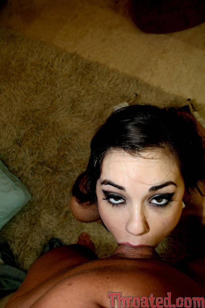 Tight Brunette Hottie Sasha Grey Gives Deepthroat Job Like A Pro In Her 21 - #17