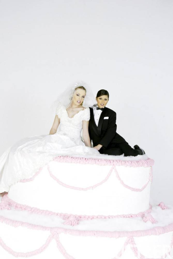 Art Photos Of Charisma Cole And Felix Vicious Posing As A Bride And A Groom - #7