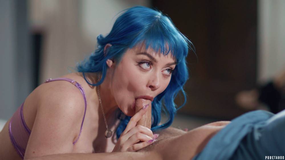 Blue-haired Beauty Gets Eaten Out And Screwed By Seth Gamble - #5