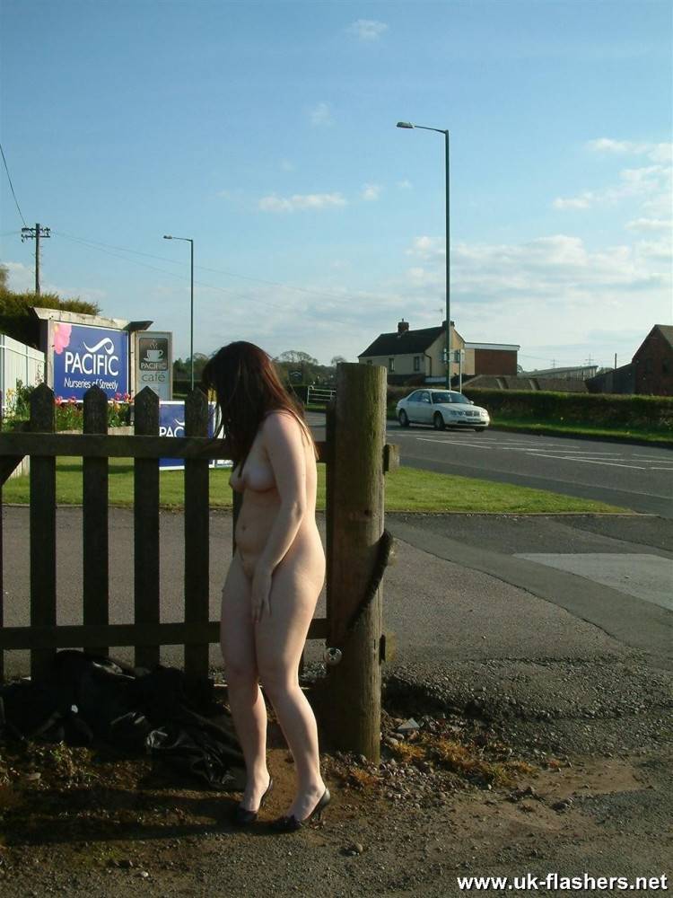 Dolly gets naked for our cameras on the side of a busy road. - #16