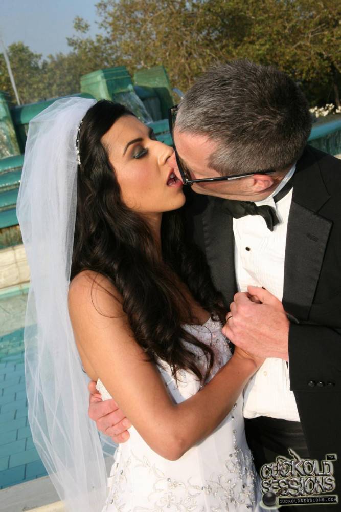 Pretty Bride Lou Charmelle Is Cheating Her Boyfriend With The Stiff Black Piston - #8