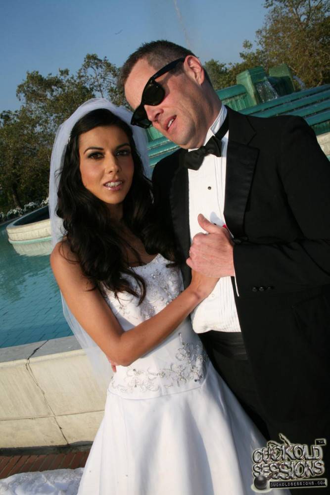 Pretty Bride Lou Charmelle Is Cheating Her Boyfriend With The Stiff Black Piston - #1