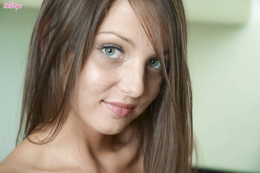 Excellent russian young Foxy Di showing big hooters and spreading her legs - #2