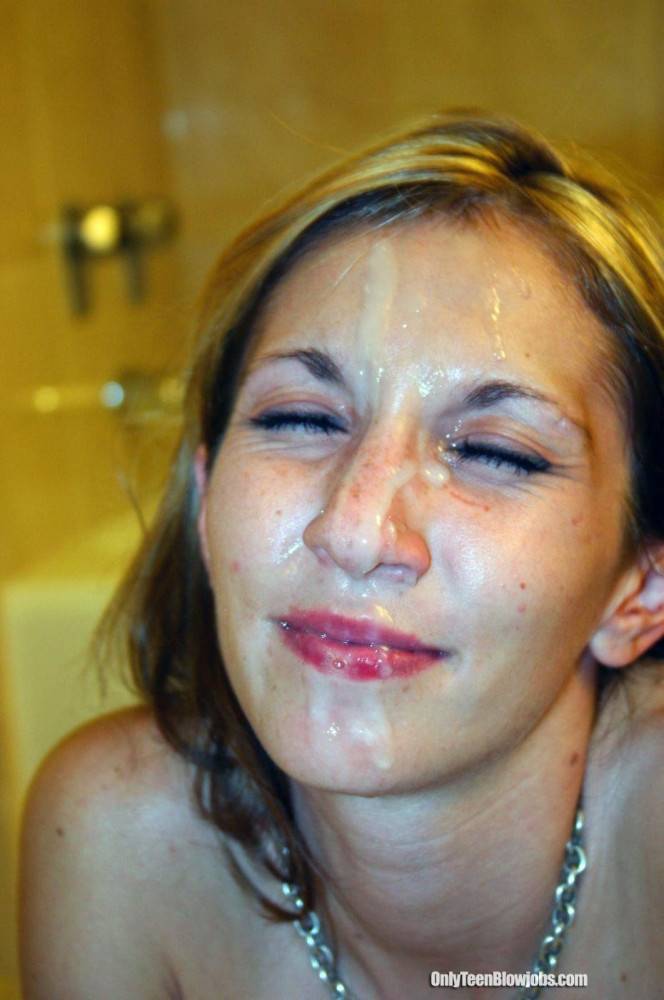 Skinny Chloie Seven Strips Down To Her Panties And Wraps Her Lips Around A Cock - #8