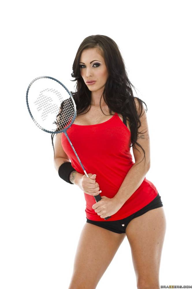 Inviting american cutie Jenna Presley in hot undies denudes big boobs and spreads her legs - #1