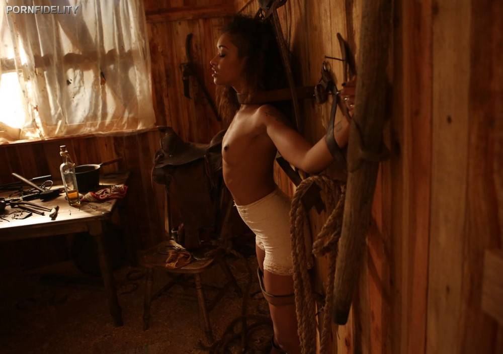 Hot Black Chick Skin Diamond Gets Banged By A White Cowboy In Django XXX Version - #14