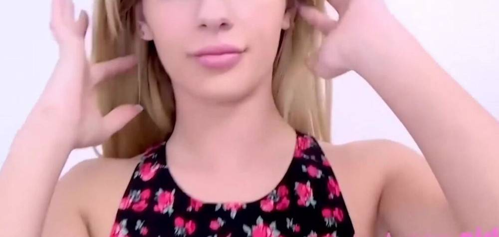 Beautiful Blonde young model fucks Producer - #2