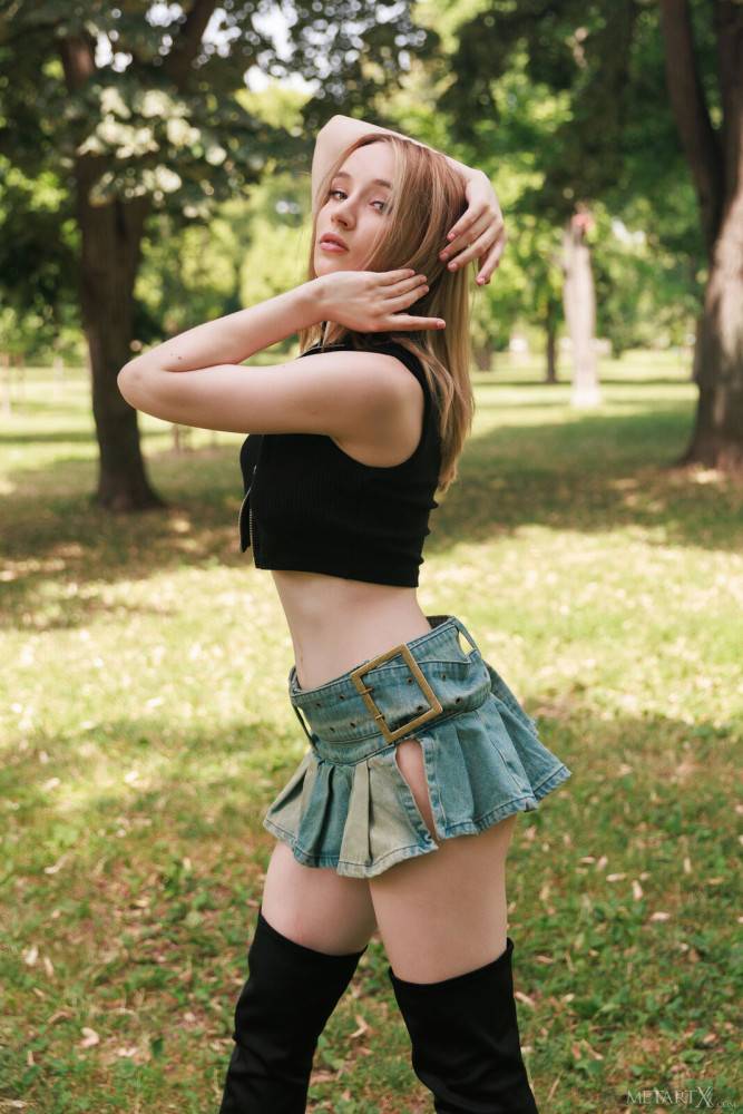 Polly Yangs in True Miniskirt by Met-Art X - #2