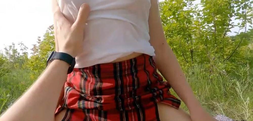 Hot fuck in a wet Tshirt on a sunny day - #2