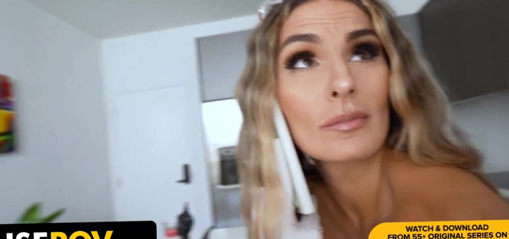 Mother-In-Law Sucks My Cock While She’s On the Phone, Plays It Totally Cool - FREEUSE - #3