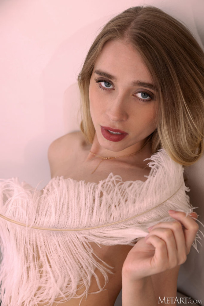 Riley Anne Reclines In A Chair Wearing Nothing But Her High Heels - #18