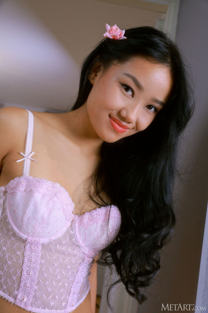 Oxitheam In Lacy White Bustier And Matching Panties That Hug Her Perfect Bottom - #5