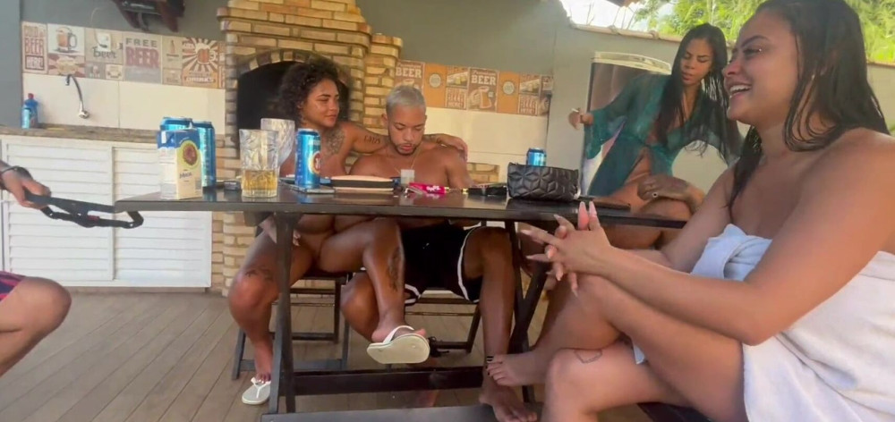 Leaked on the net! Young influencers swapping partners in the pool Part one leaked on the net - #1