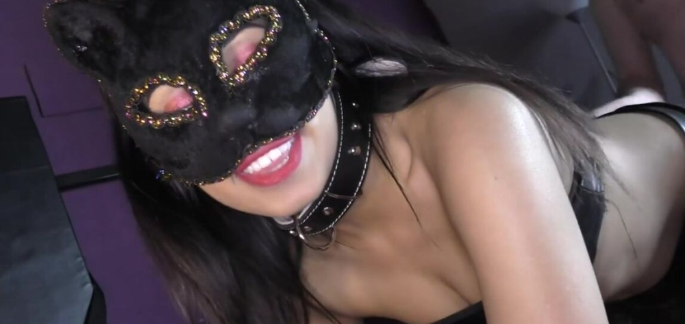 Submissive Sex Slave Masked Maya gets Dominated and Fucked by Master Big Johnny! Indian Teen Babe Pleasures Big Hung White Cock - #2
