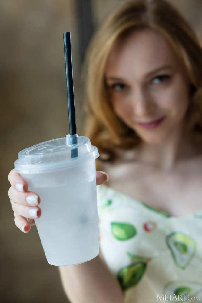 Vicki Wade Letting The Drops Trickle Over Her Lovely Breasts And Down To Her Fluffy Ginger Curls - #1