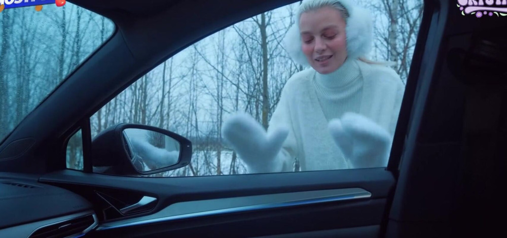 Slutty Schoolgirl Sucks Stranger in Car - #1