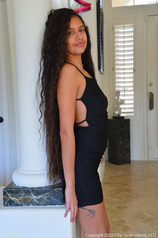 FTV Angel Getting Naked And Rides Her Pink Dildo - #7