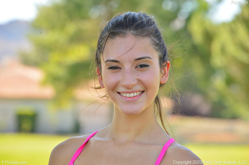 FTV Roxanna Sporty Chick Getting Naked Outdoors - #12