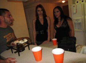Nicole Rider & Sarah Vixen get fucked hardcore at the party on picsofsex.com
