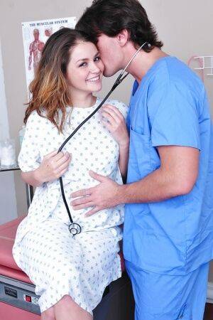 Gorgeous pornstar Allie Haze enjoys hardcore sex with her doctor on picsofsex.com