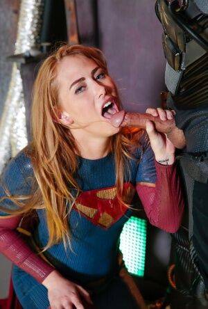 Pornstar Carter Cruise getting fucked by alien in crotchless cosplay outfit on picsofsex.com