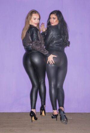 British MILF Roxee Couture poses with a girlfriend before sex with a BBC - Britain on picsofsex.com