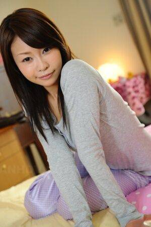 Petite Japanese girl Yuri Aine models totally naked and non nude as well - Japan on picsofsex.com