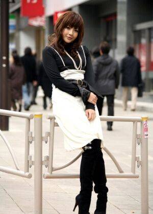 Cute Japanese teen Kurara models non nude indoors and outside - Japan on picsofsex.com